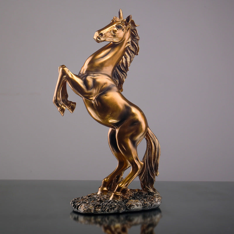 Nordic Resin Horse Figurine - Goraya Nesting 