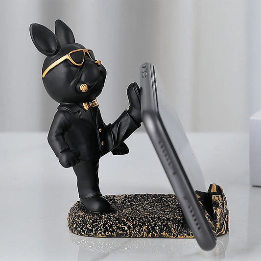 Puppy Dog Resin Mobile Holder Figurine Ornament - Goraya Nesting 