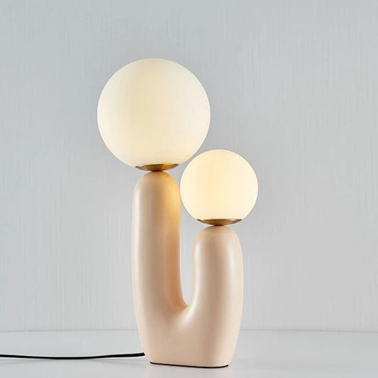 Resin Table lamp - Light Pink - Goraya Nesting 