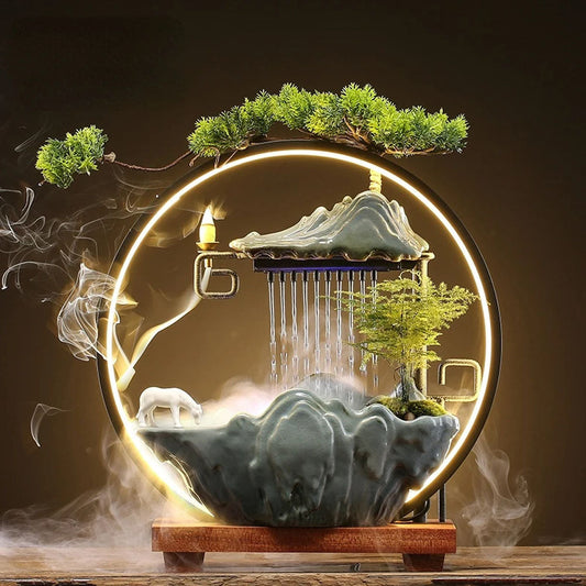 Rockery Water Fountain Circulating Humidifier - Goraya Nesting 