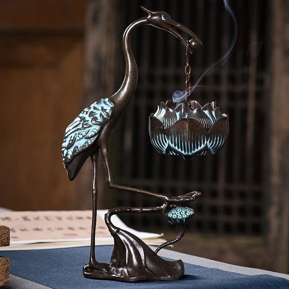 Ruihe Copper Hanging Backflow Incense Burner - Goraya Nesting 