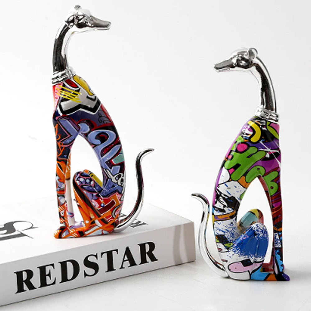 Stylo Doberman Animal Squat Ornament - Goraya Nesting 