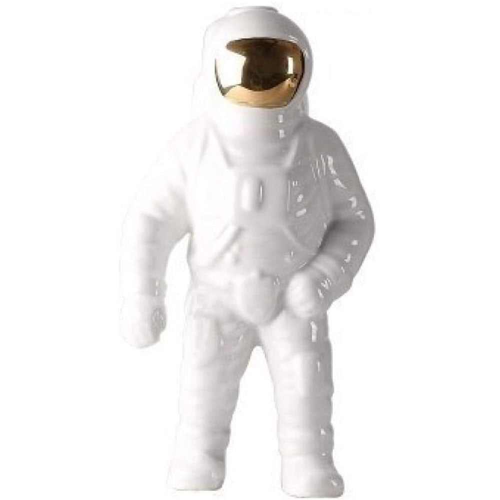 White Cosmonaut Space Man Sculpture Vase - Goraya Nesting 