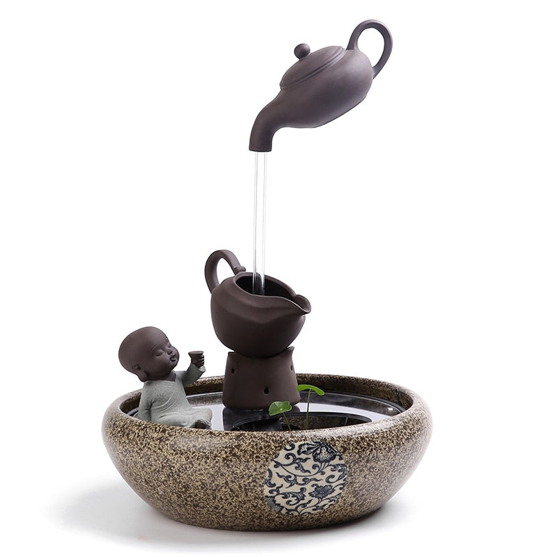Zen Teapot Water Fountain Humidifier - Goraya Nesting 