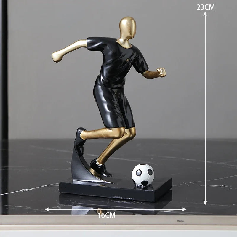 Dynamic Football Player Sculpture - Range - Notbrand