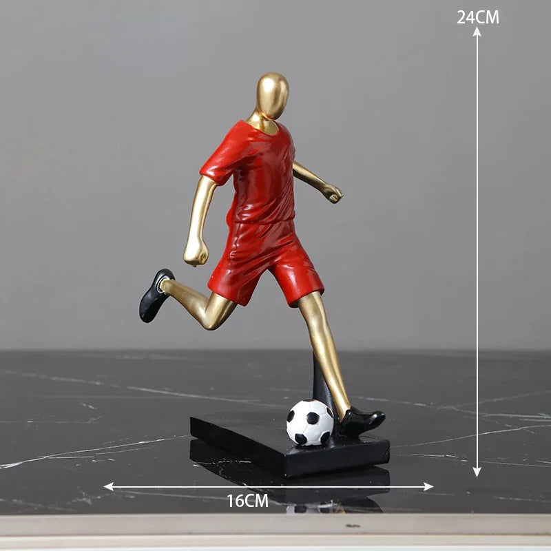 Dynamic Football Player Sculpture - Range - Notbrand