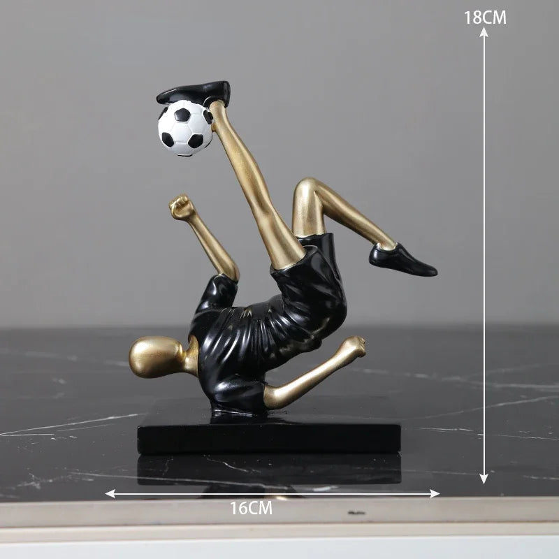 Dynamic Football Player Sculpture - Range - Notbrand