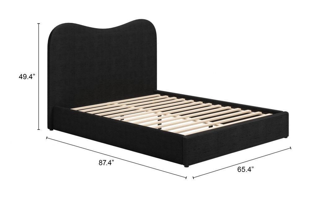 Queen Bed Black - Sele